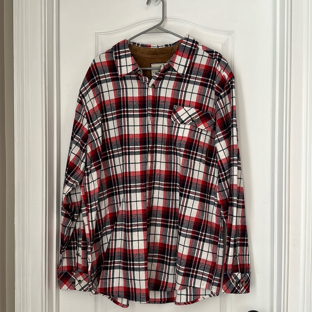 Legendary Whitetails Flannel Shirt Button Down The Original Buck Camp XL
